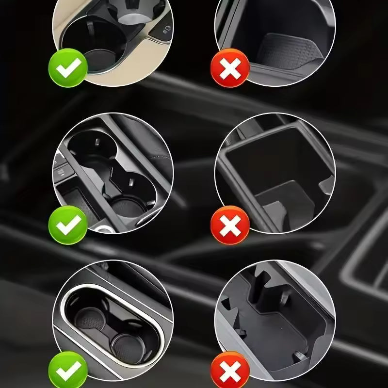 Ultimate 2-in-1 Car Cup Holder Expander (360° Rotation)
