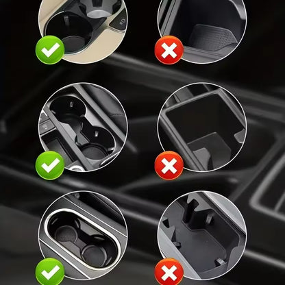 Ultimate 2-in-1 Car Cup Holder Expander (360° Rotation)